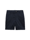 Marks & Spencer Chino rövidnadrág magas derekú magas pamutarányú Marks & Spencer tengerészkék