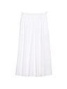 Marks & Spencer Poplin midi szoknya tiszta pamutból Marks & Spencer fehér