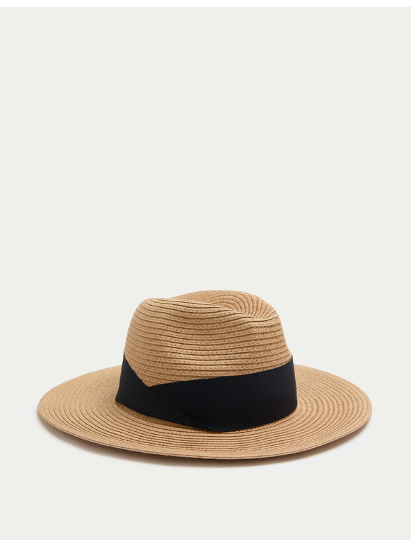 Marks & Spencer Papír szalma fedora Marks & Spencer bézs