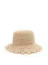 Marks & Spencer Zsinóros kalap vágott szélekkel fedora motívummal Marks & Spencer bézs