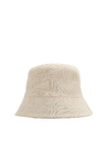 Marks & Spencer Vászon bucket típusú kalap lennel Marks & Spencer krém