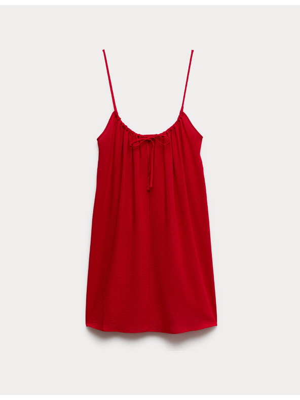 Marks & Spencer Rugalmas előlötött mini ruha Marks & Spencer piros