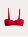 Marks & Spencer Bandeau melltartóval párnázott és csavart elöl részű bikini felső Marks & Spencer piros