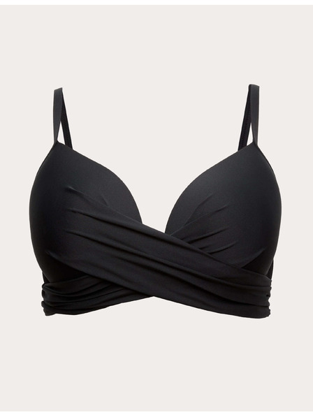 Marks & Spencer Bikini felső rész dekoltázzsal csontok (D-G) Marks & Spencer fekete