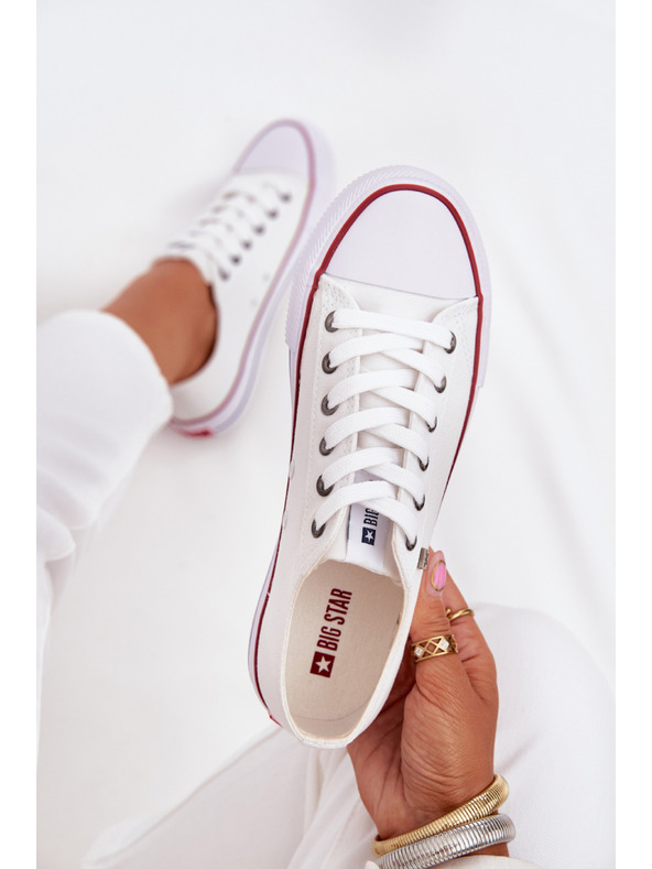 BIG STAR SHOES Női alacsony sneakerek Big Star – fehér