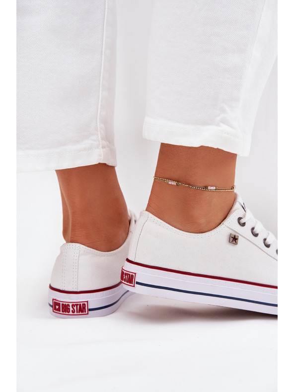 BIG STAR SHOES Női alacsony sneakerek Big Star – fehér