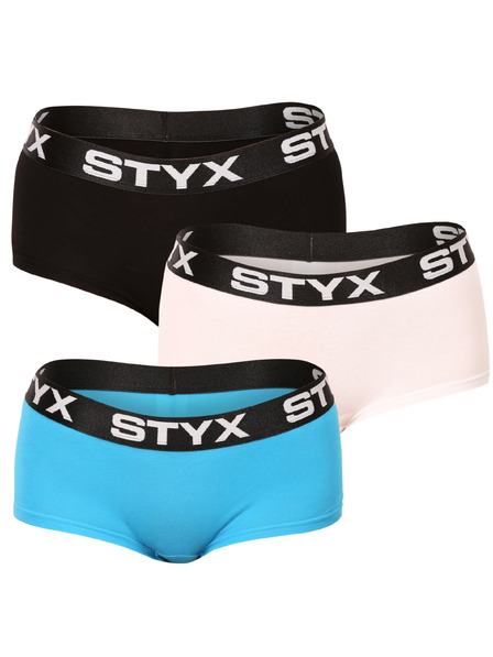 Styx Három darabos szett - Styx női alsónadrág lábszárral többszínű