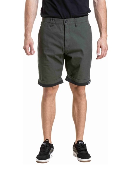 Meatfly Meatfly férfi rövidnadrág Barry 2.0 Army Green / Black Ripstop
