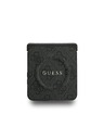 Guess Guess PU Leather 4G Colored Ring Magnetic Hátsó Tok Samsung Galaxy Z Flip 7 Black