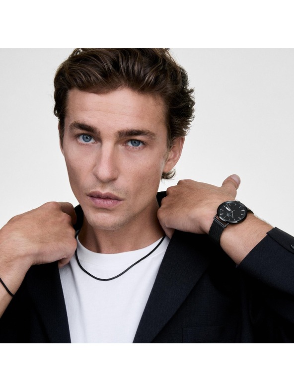 Daniel Wellington Fekete acél Daniel Wellington Mesh lánc DW00401100