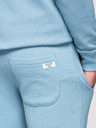Ombre Clothing Férfi melegítő szett: kapucnis felső cipzárral + egyenes szárú nadrág – világoskék V7 Z23 Ombre Clothing