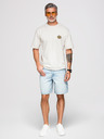 Ombre Clothing Póló "OM-TSCT-0275" – tejszínű Ombre Clothing