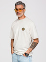 Ombre Clothing Póló "OM-TSCT-0275" – tejszínű Ombre Clothing