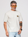 Ombre Clothing Póló "OM-TSCT-0275" – tejszínű Ombre Clothing