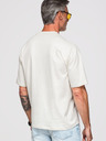 Ombre Clothing Póló "OM-TSCT-0275" – tejszínű Ombre Clothing