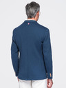 Ombre Clothing Férfi slim sakkó SLIM finom szerkezetű kötöttből – kék V6 M165 Ombre Clothing