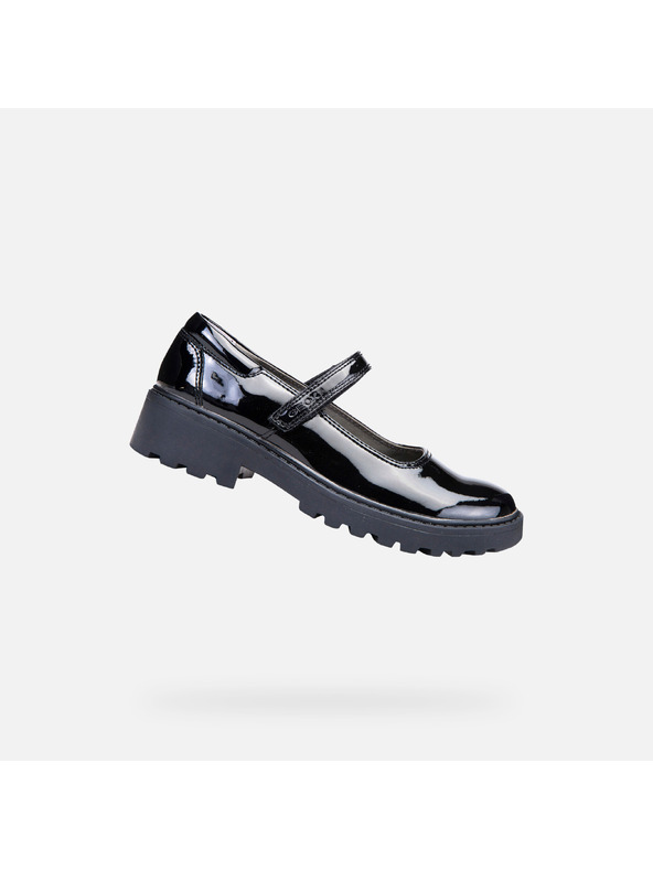 Geox Fekete lányka balerina cipő Geox Casey