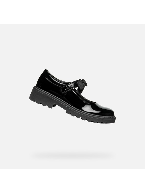 Geox Fekete lányka balerina cipő Geox Casey