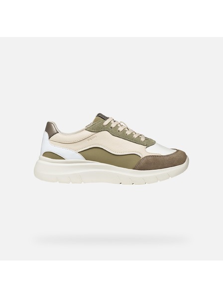 Geox Bézs női sneaker Geox Plummery