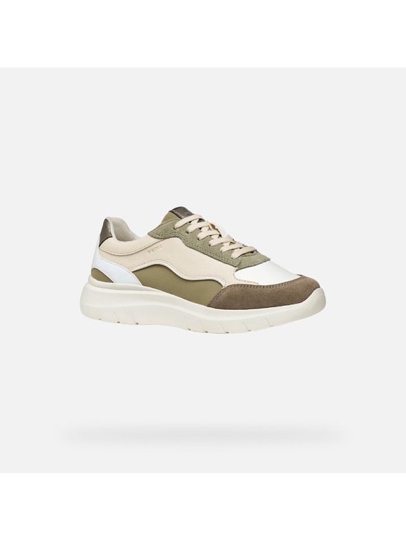 Geox Bézs női sneaker Geox Plummery
