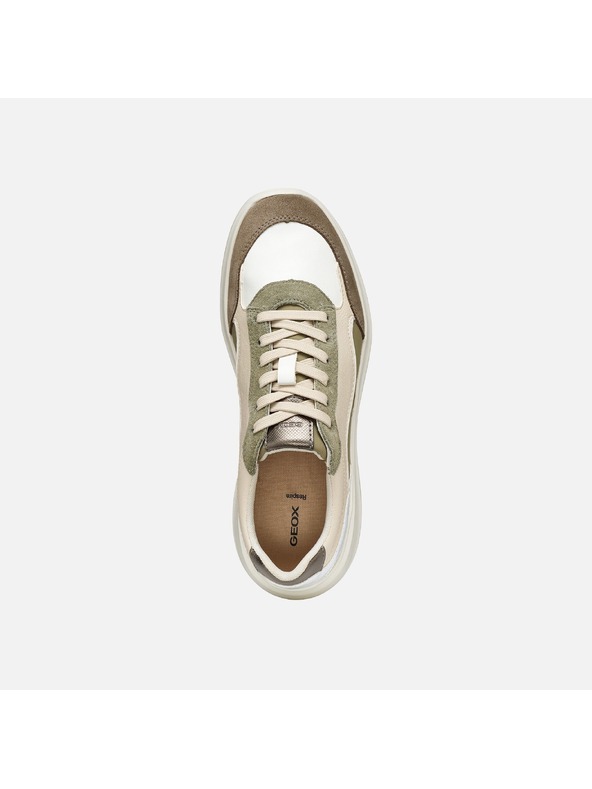 Geox Bézs női sneaker Geox Plummery