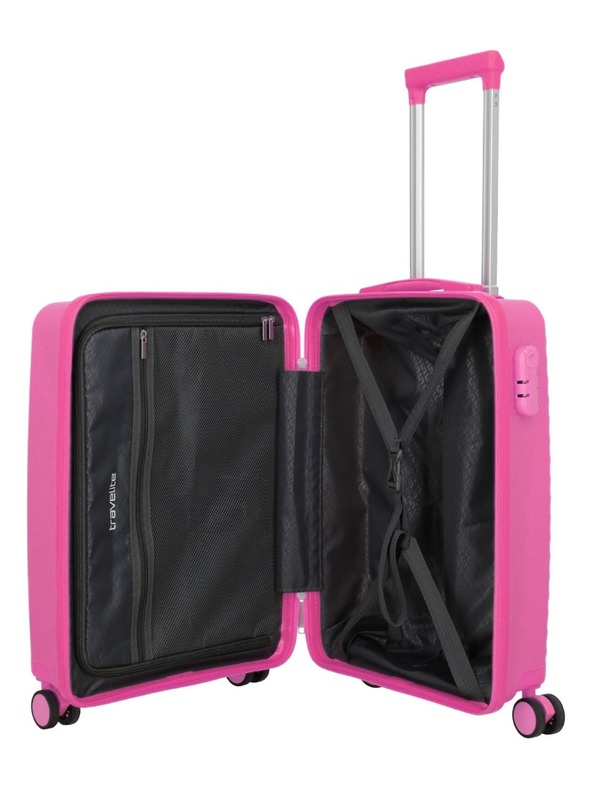 Travelite Utazási bőrönd szett Travelite Pacific S,M,L Pink