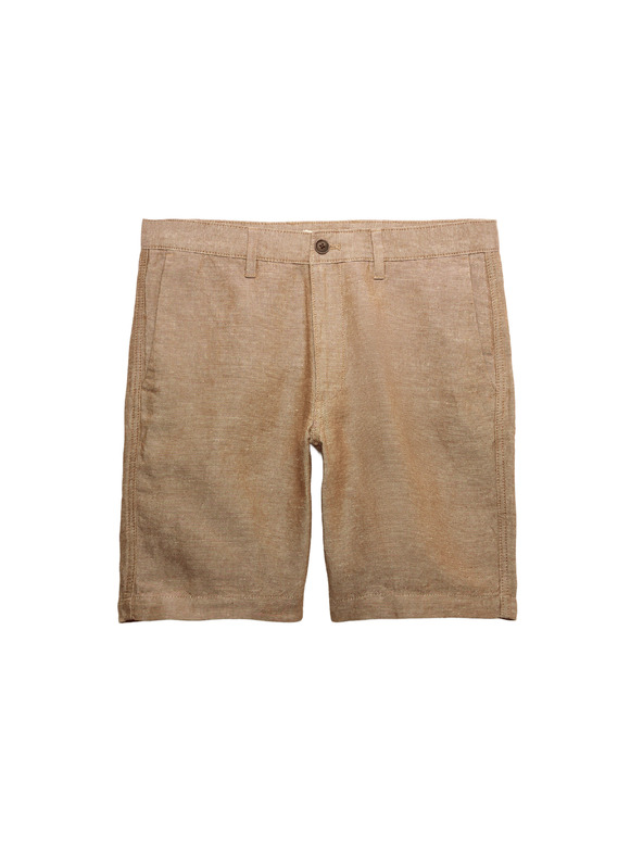 Marks & Spencer Chino rövidnadrág, lenvegyület Marks & Spencer barna