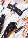 Ombre Clothing Narancssárga és fehér férfi mintás fürdőruha Ombre Ruházat