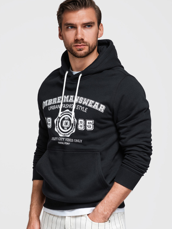 Ombre Clothing Férfi kenguru nyomtatott melegítőfelső Ombre ruházat