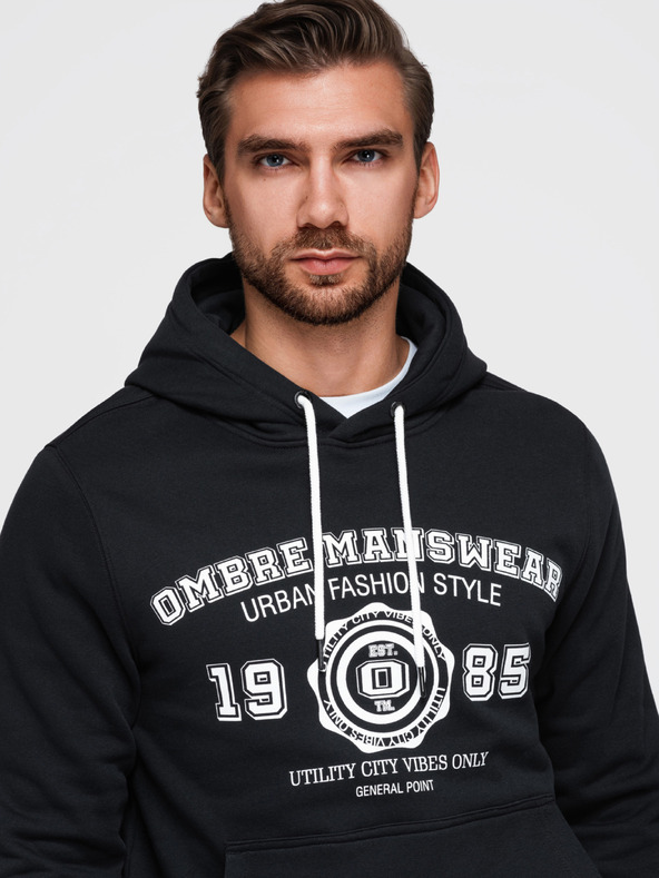 Ombre Clothing Férfi kenguru nyomtatott melegítőfelső Ombre ruházat