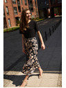 Moodo Fekete pamut póló Moodo