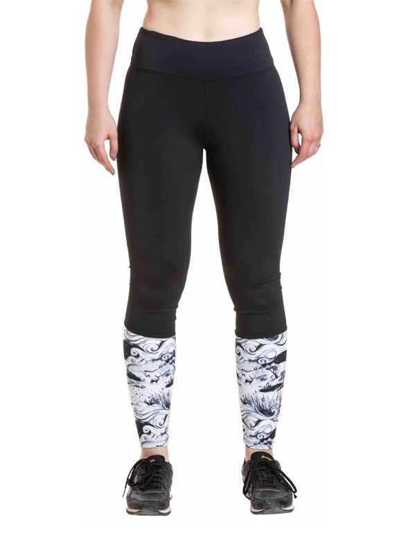 Meatfly Meatfly női leggings Arabel Meadow White
