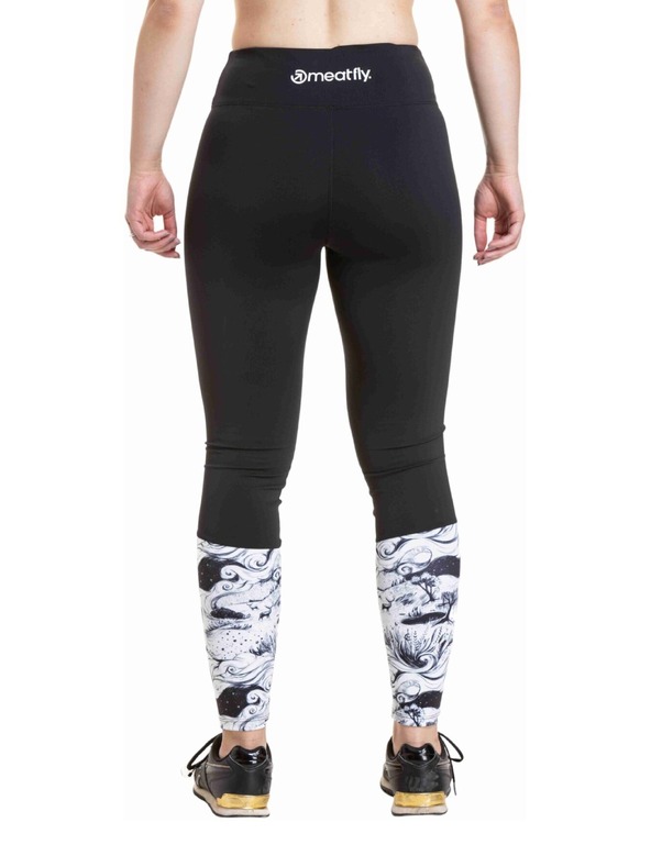 Meatfly Meatfly női leggings Arabel Meadow White