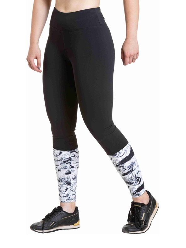 Meatfly Meatfly női leggings Arabel Meadow White
