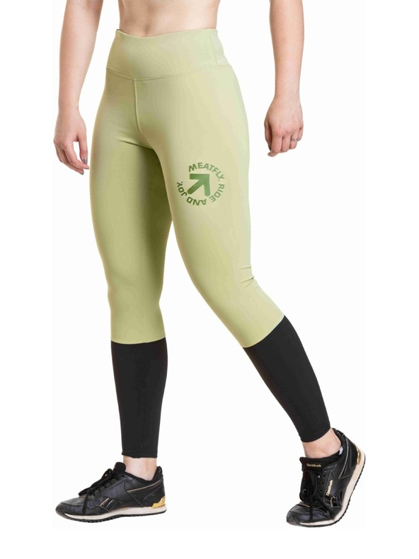 Meatfly Meatfly női leggings Arabel Olive Light Black
