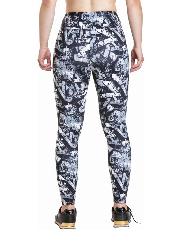 Meatfly Meatfly női leggings Arabel Graffity Gray