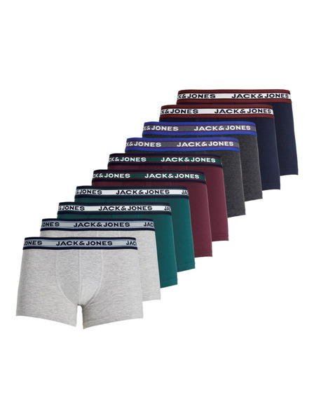 Jack & Jones Tíz darabos csomag - Jack and Jones férfi boxeralsó többszínű