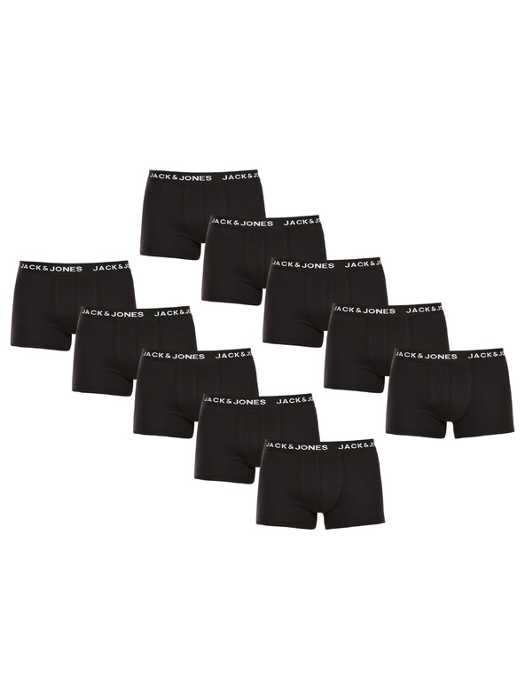 Jack & Jones Tíz darabos csomag - Jack and Jones férfi boxeralsó fekete