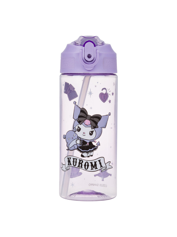 BAAGL  BAAGL Tritan ivópalack szívószállal Kuromi Fortune Dream, 500 ml