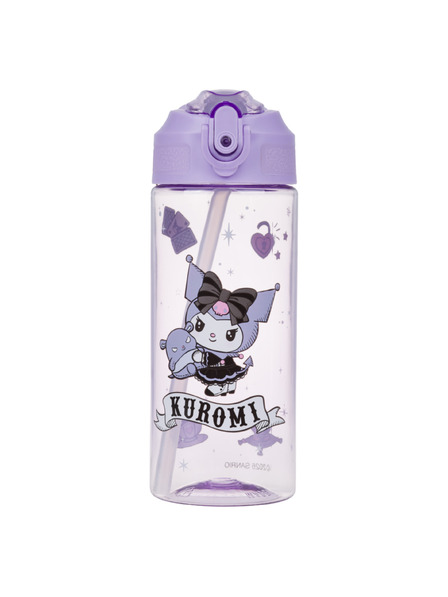 BAAGL  BAAGL Tritan ivópalack szívószállal Kuromi Fortune Dream, 500 ml