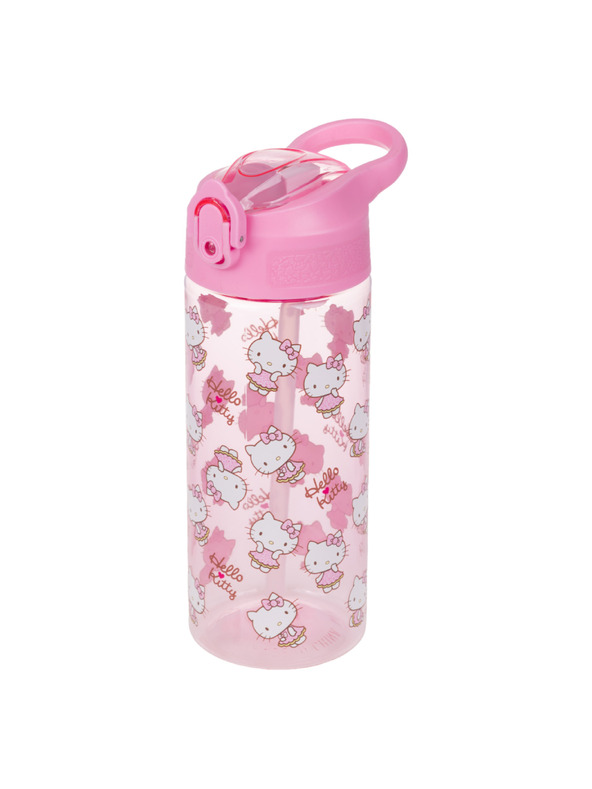 BAAGL  BAAGL Tritan ivópalack szívószállal Hello Kitty Sweet Leopard, 500 ml