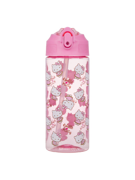 BAAGL  BAAGL Tritan ivópalack szívószállal Hello Kitty Sweet Leopard, 500 ml