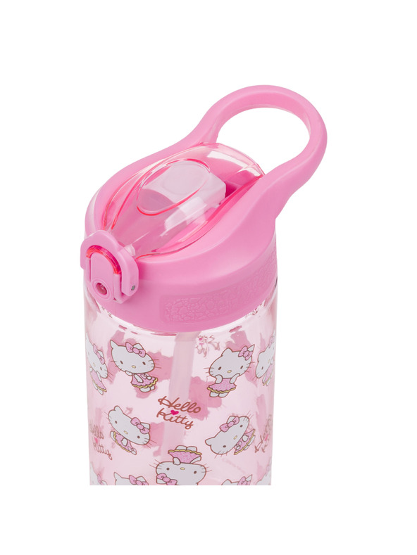 BAAGL  BAAGL Tritan ivópalack szívószállal Hello Kitty Sweet Leopard, 500 ml