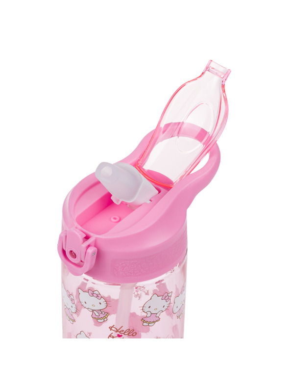 BAAGL  BAAGL Tritan ivópalack szívószállal Hello Kitty Sweet Leopard, 500 ml