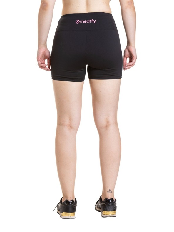 Meatfly Meatfly női biker rövidnadrág Shorbi Short Black Pink