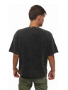 Meatfly Meatfly uniszex pólóing Big Shock Krajdos Black Acid Wash