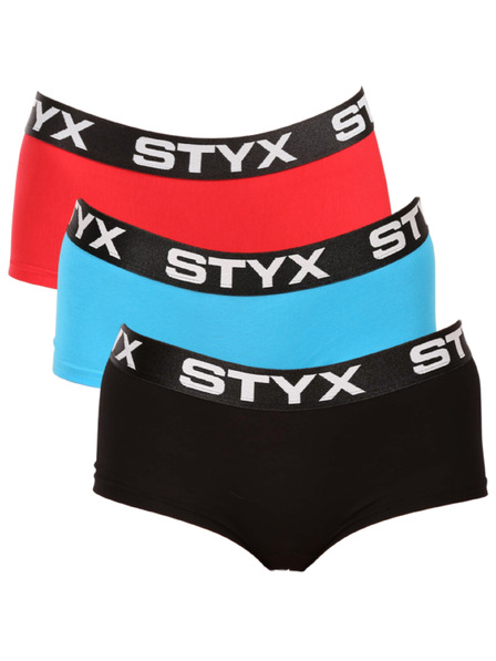 Styx Három darabos szett - Styx női alsónadrág lábszárral többszínű