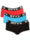 Styx Három darabos szett - Styx női alsónadrág lábszárral többszínű