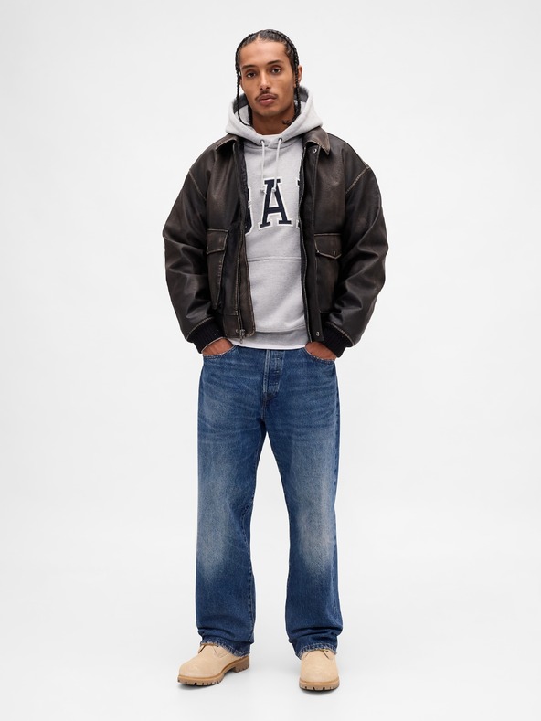 GAP Oversize pulóver Extra Heavyweight logóval Unisex GAP