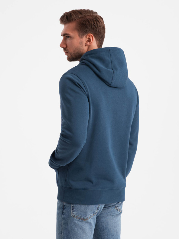 Ombre Clothing Férfi kenguru nyomtatott melegítőfelső Ombre ruházat